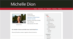 Desktop Screenshot of michelledion.com
